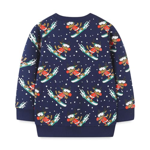 Boys Sweatshirts Long Sleeve Sweatshirts T-shirts Crew Neck Cotton Casual Sweatshirts Cartoon Tops for Boys-1832