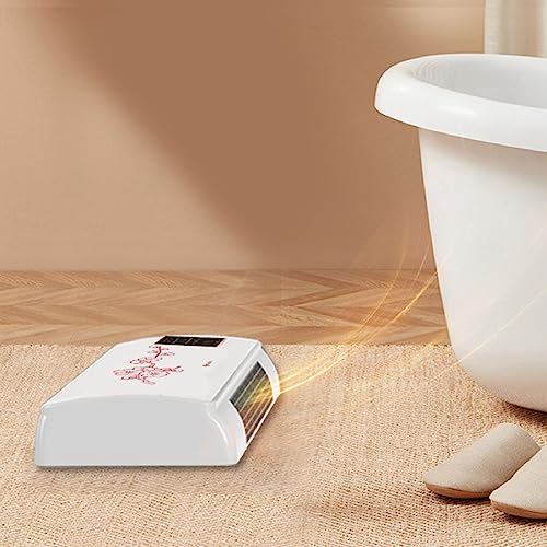 Ar Condicionado Montado na Parede, Aquecedor de Ambiente de Baixo Ruído de 2.000 W Com Tela de Toque