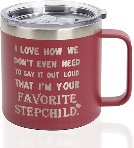 Miniatura 4 de Regalos personalizados para madrastra, padrastro de Stepson, Stepdaughter I Love how we not even need to say it loud that I'm your favorite