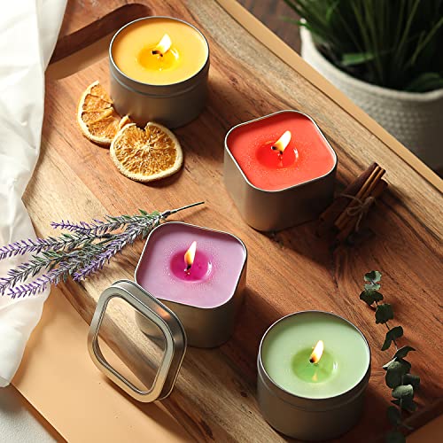CraftZee Candle Making Kit for Adults Beginners - Soy Candle Making Kit Includes Soy Wax, Scents, Wicks, Dyes, Tins, Melting Pot & More DIY Candle Making Supplies - Thumbnail 4