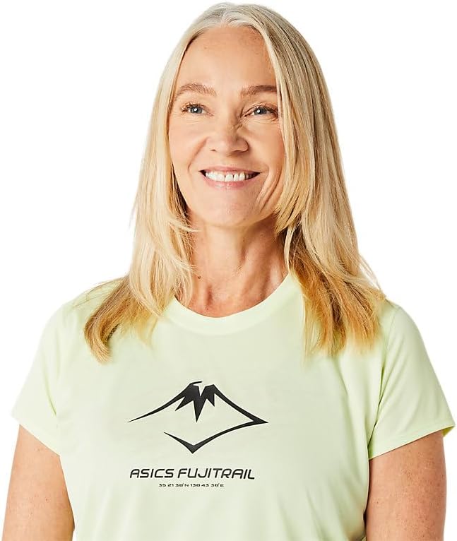 ASICS Women's FUJITRAIL LOGO Short Sleeve TOP RUNNING Apparel