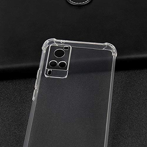 Image of REALCASE Back Cover for Vivo V20 (TPU|Transparent )