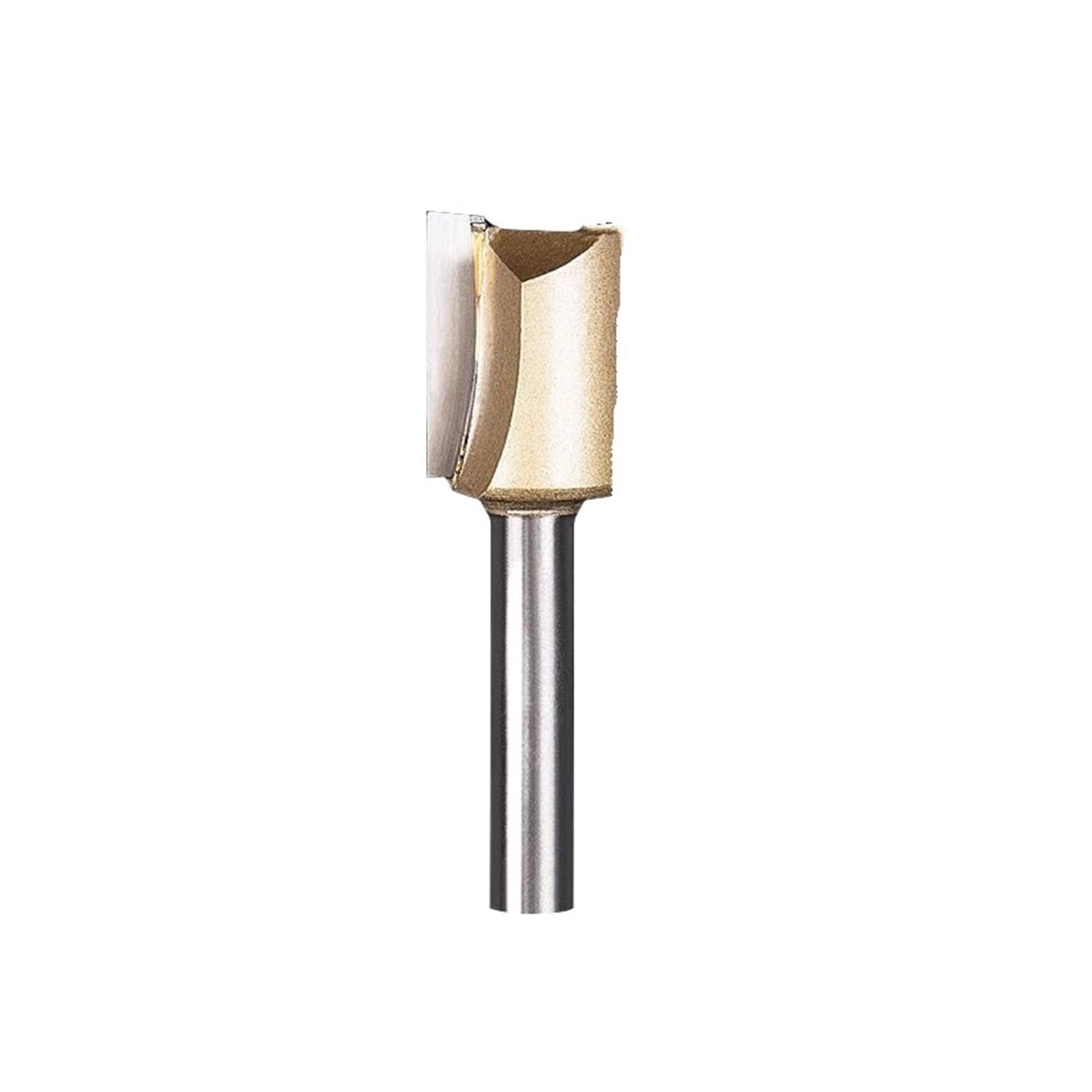 Punta for fresa diritta con codolo 1/2 1/4, in metallo duro a 2 taglienti, for legno for rifilatura di scanalature for la lavorazione del(H01021204)
