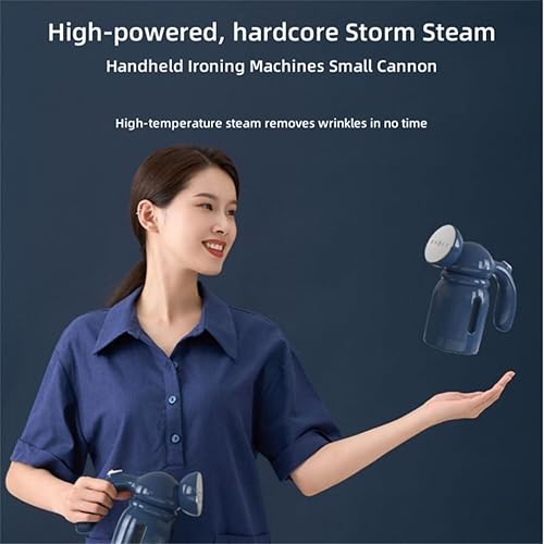 Miniatura 7 de DAUTAI Vaporizador de ropa de mano, removedor de arrugas para ropa, capacidad de 800 W, 10.1 fl oz, calentamiento 15S, vaporizador de ropa de viaje