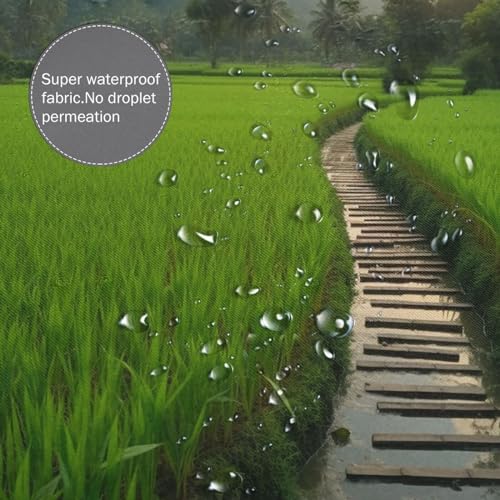 Rideau de douche moderne minimaliste imprimé champ de riz vert imperméable 183cm