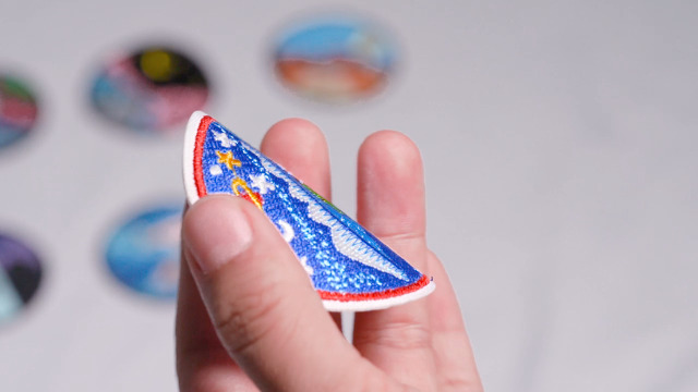 Funny Alien Spaceship Punk Patches Embroidered Alien Motif Decoration Diy Badges - View #8