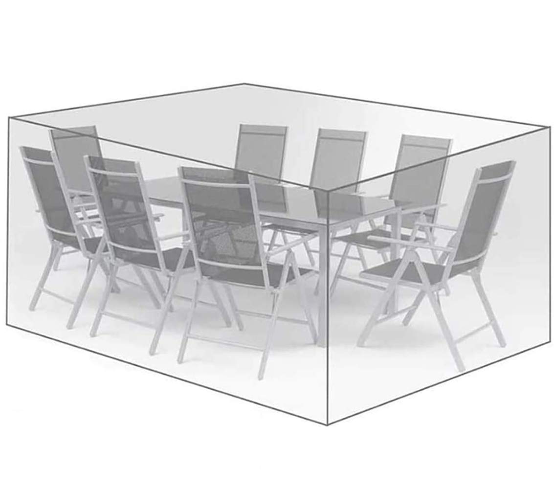 Copertura per mobili da Giardino, Tutte Le Taglie Copertura Tavolo Esterno Rettangolare, Telo Copri Impermeabili per Tavolo e Sedie da Antivento/UV/Impermeabile, Resistente allo Strappo Oxford - 4
