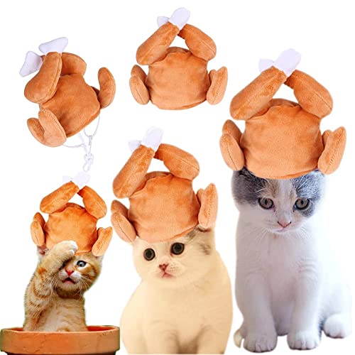 Sombrero de pavo para gato y perro pequeño miniatura 5