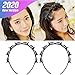 Produktbild Double Bangs Hairstyle Hairpin, Double Bangs Frisur Haarnadel, Frauen Haarspangen, Haarband Clip Haarnadel Haarscheibe, Haarspangen für Frauen Stirnband mit 8 Clips, Hair Twist Styling Grip Clip