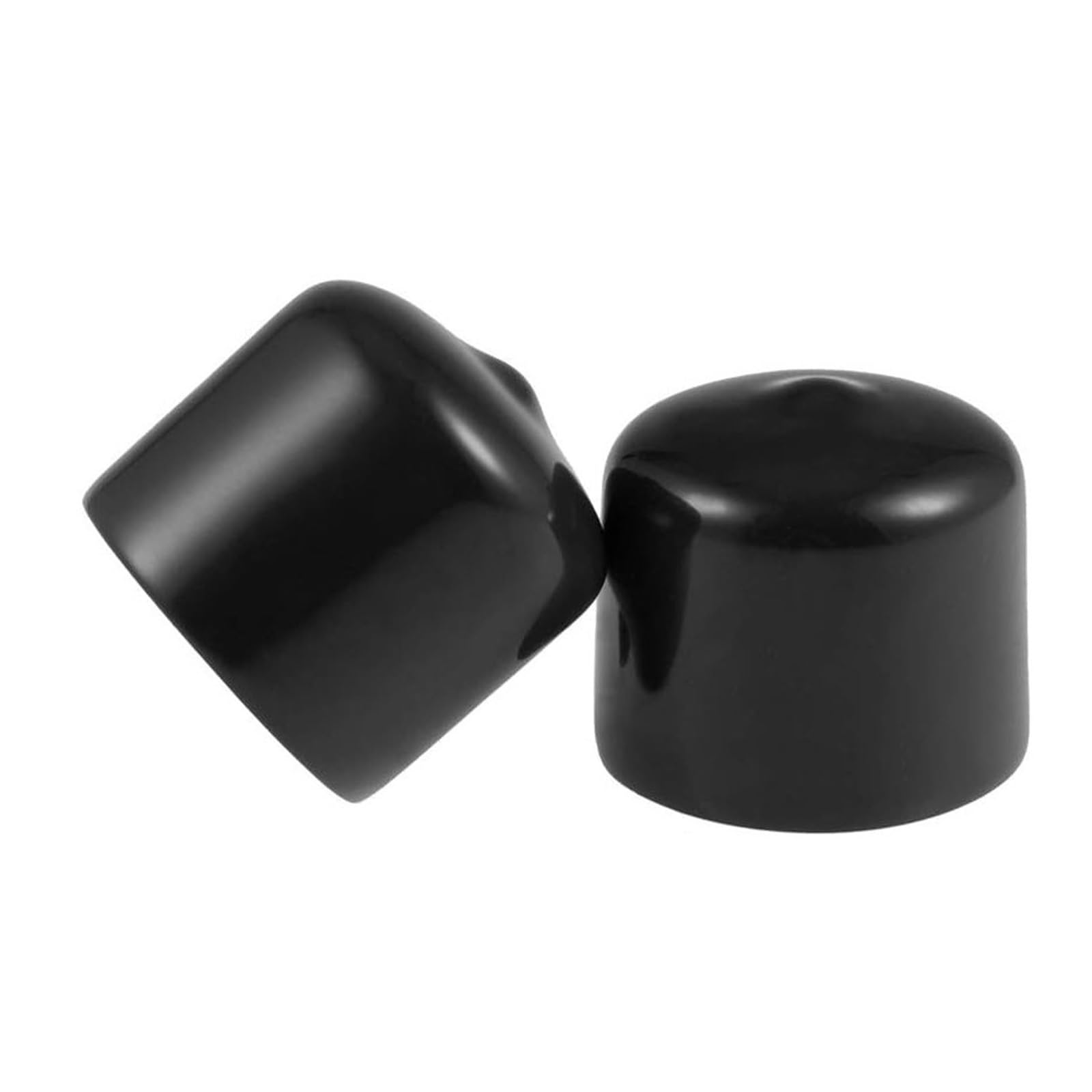 Boxonly 10pcs Rubber End Caps 25mm ID Vinyl Round End Cap Cover Screw Thread Protector Vinyl Bolt Screw Cover Caps Rubber Screw Caps Rubber Bolt Covers Caps