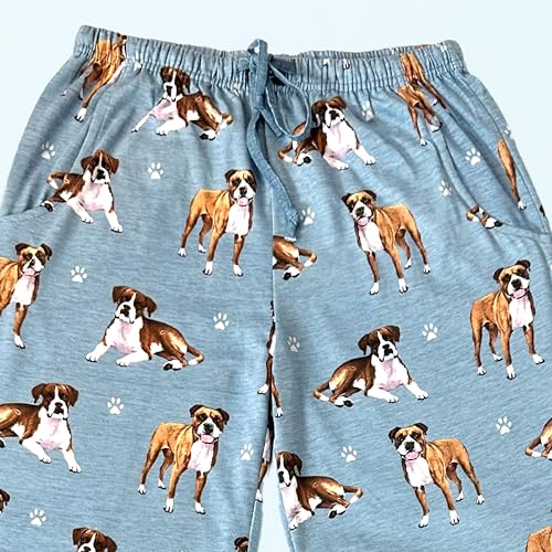 Boxer Pajama Pants – Cotton Blend - All Season - Comfort Fit Lounge Pants for Women and Men – Boxer Gifts