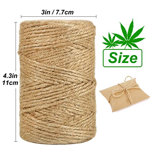 Vivifying Jute Twine, 328 Feet 3Mm Strong Natural Garden Twine For Climbing Plants, Tomatoes, Crafts, Gift Wrapping And Decoration (Brown) #TOP2