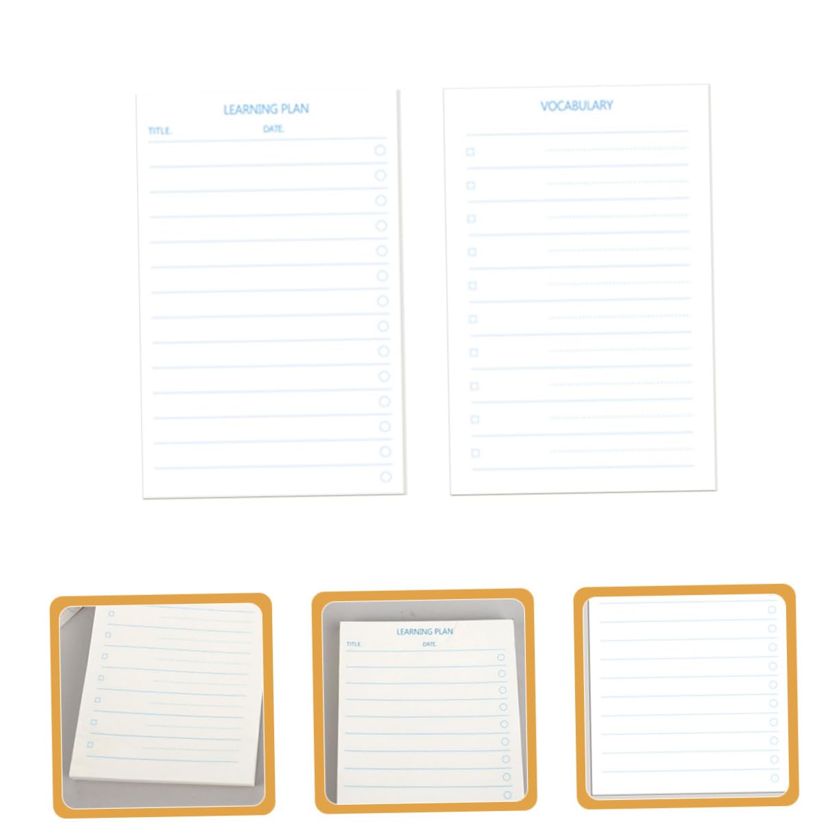 Artibetter 3 Pièces 12 bloc-notes livre de mots enfants indice bloc-notes de poche plaine blocs-notes multi-usages cahier étudiant Petit carnet Mémo petites notes de service Papier
