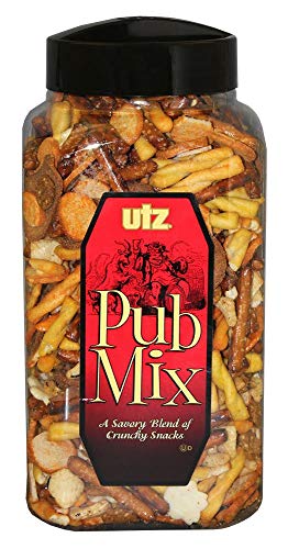 Utz Pub Mix - 44 Ounce Barrel - Savory Snack Mix, Blend of