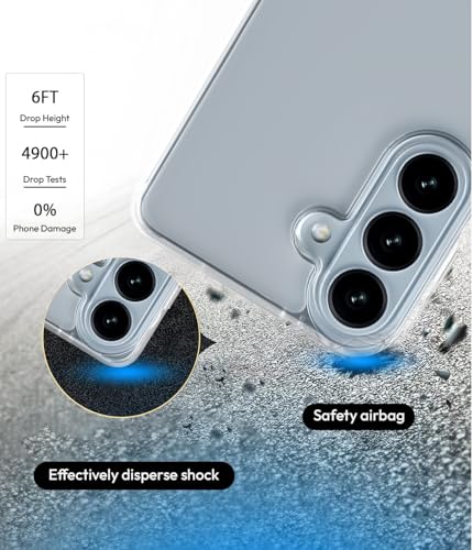 Image of KAPAVER Essential Back Cover Case Compatible with Galaxy S26 Plus - Clear (PC+TPU) (Galaxy S26 Plus - Clear)
