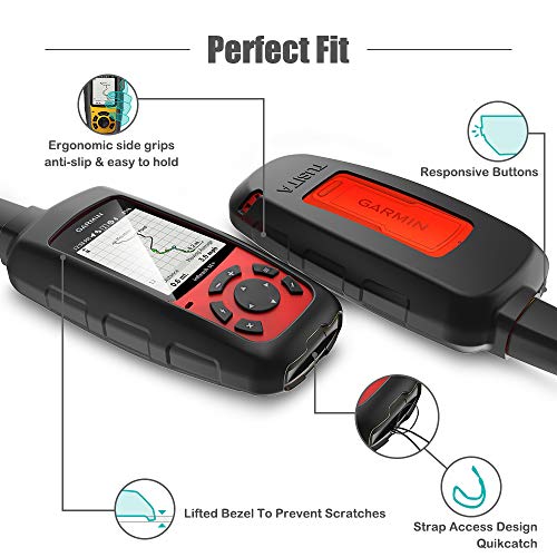Tusita Case Compatible With Garmin Inreach Se+,Inreach Explorer Plus - Silicone Protective Cover - Satellite Tracker Accessories #TOP4