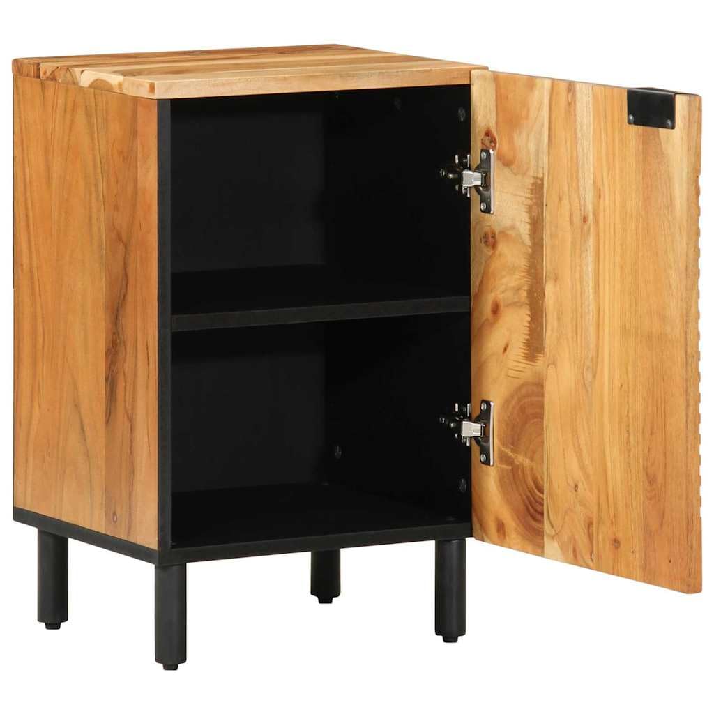Mueble de baño marrón 38 x 33 x 58 cm madera maciza mango