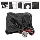 NEVERLAND Mobility Scooter Cover, Wheelchair Storage Cover 190T polyester taffeta Rain Protector from Dust Dirt Snow Rain Sun Rays - 66 x 24 x 46 inch (L x W x H)