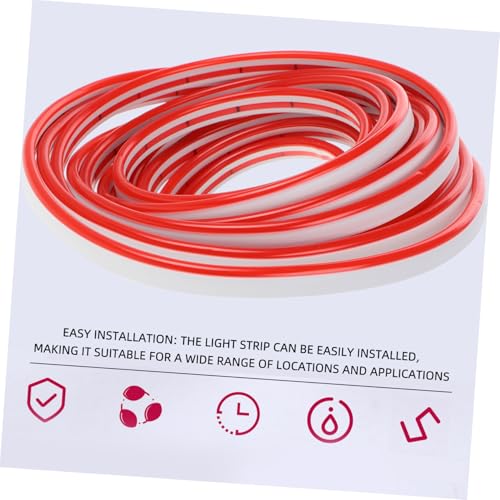 Tira de luz LED neón flexible roja 12V KALLORY miniatura 7
