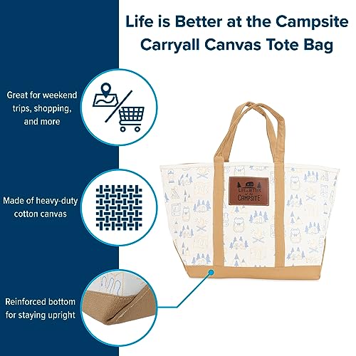 Bolso Tote de lona con diseño aventura 16x14.5x7.25 pulg miniatura 4