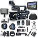 Canon XA11 Compact Full HD Camcorder with HDMI and Composite Output Professional Bundle. Includes Extra Battery, Case, LED Light, External Monitor, Mic, Tripod and More