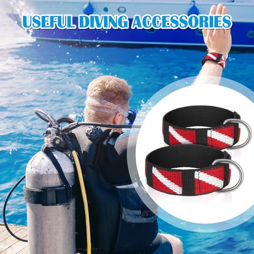 Sangles de poignet réglables Eccliy lot de 4 pour accessoires de plongée - 4