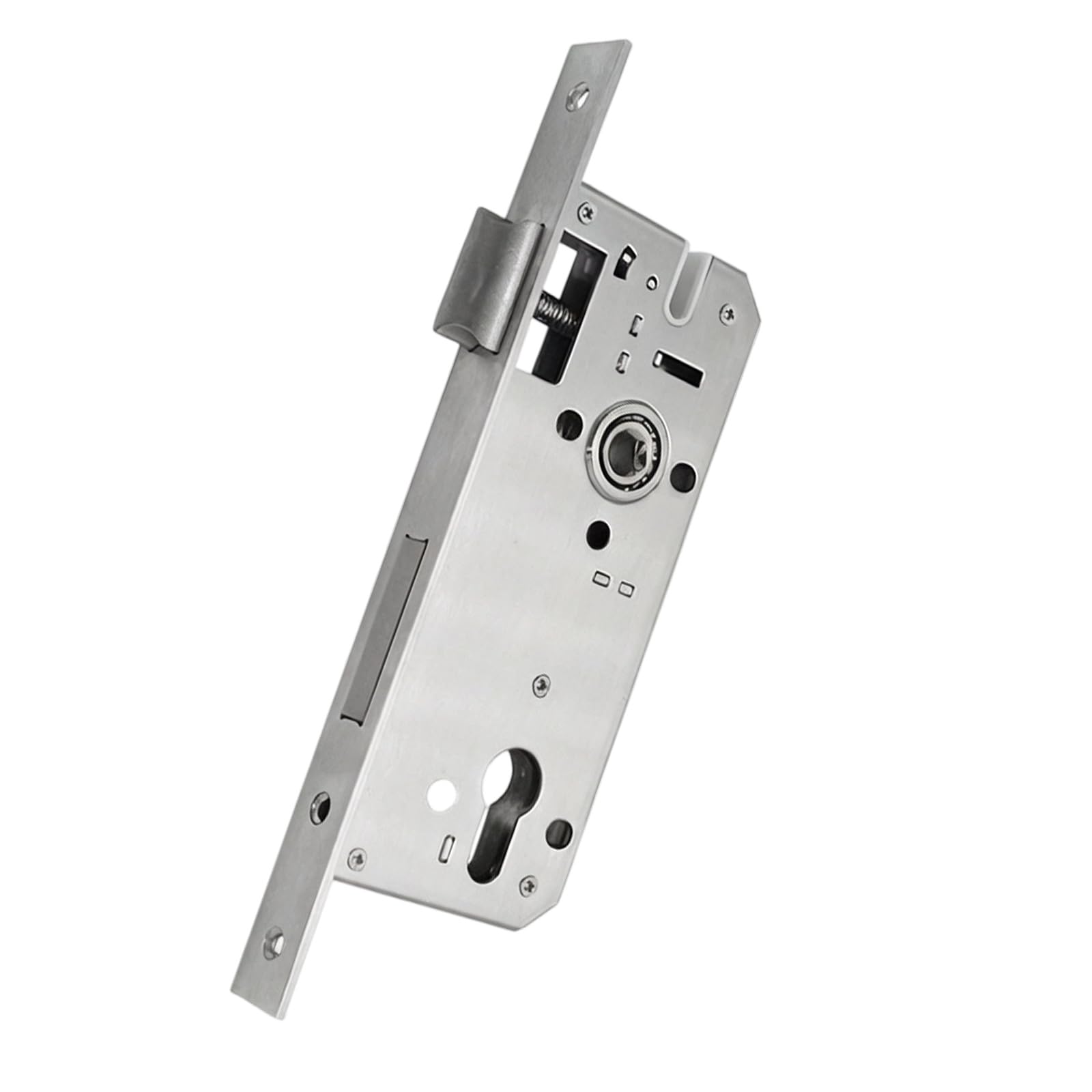 Fexxkg B Single-Latch Door Hardware Ody Aluminum Alloy Mortise Ody For Courtyard Door And Thermal Reak Aluminum Doors Embedded Mortise Narrow Stile Hardware Latch Mechanism Courtyard Replacement Entry