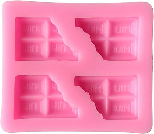 Miniatura 2 de 2 moldes de silicona con forma de chocolate para hacer dulces de fondant, moldes de chocolate, piruletas, postres, cubitos de hielo, goma, jabón,