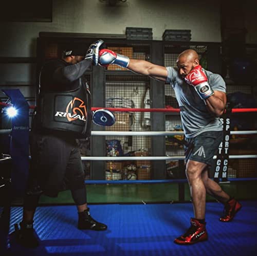 RIVAL Boxing RS100 - Guantes profesionales con cordones, hechos a mano con microfibra de poliuretano súper rico, diseñados ergonómicamente para adaptarse perfectamente a tu mano - imagen 4