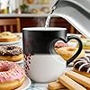 xowwyue Heart Coffee Mug, 325 Ml Ceramic Heart-Shaped Color-Changing Coffee Cup, Valentine Themed Tea Cup for Water, Drinks, Home, Kitchen #3