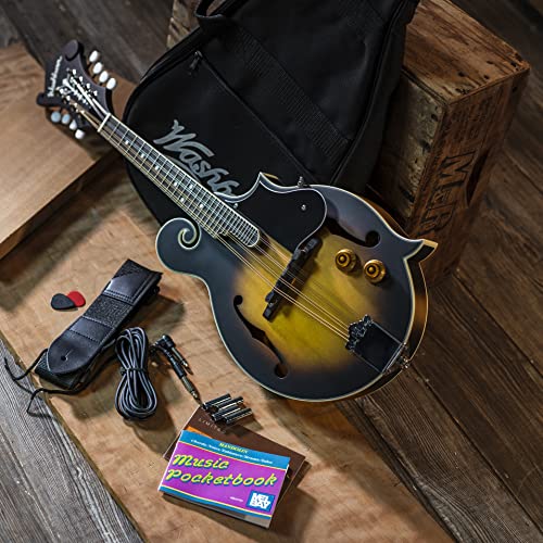 Washburn M3EK-A-U Americana Series, 8-String Mandolin thumb #1