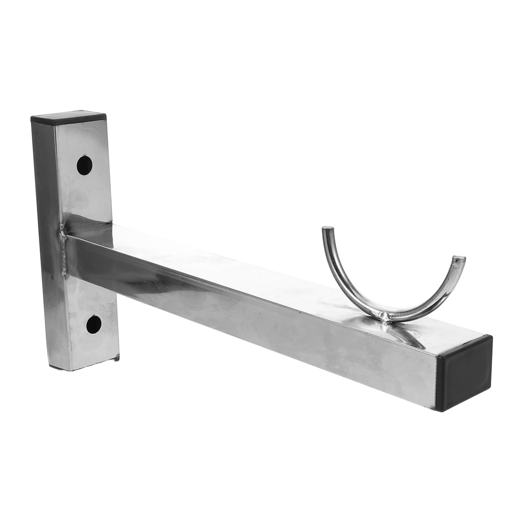 HEALLILY Side-Mounted Clothes Hanger Pole Bracket: Flange Base Stainless Steel Rod Holder Flange Base - Pole Support for Home Dorm