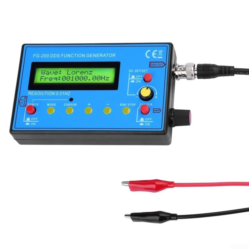 DDS Signalgeneratormodul FG-200 0,01 Hz bis 100 kHz mit 15 Wellenformen für Sinus-Quadrat-Dreieck-Exponential- und Impulsanwendungen