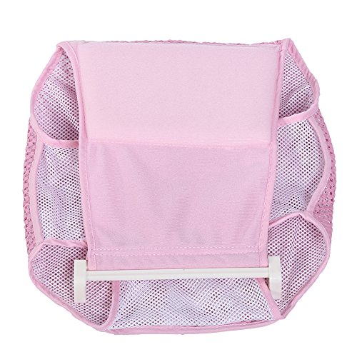 Baby Newborn Bath Seat Support Net Non-Slip Bathtub Sling Shower Mesh Bathing s Sit-up Bathing for Tub(Pink)