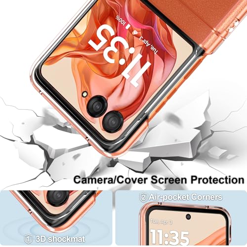 Coque en polycarbonate rigide premium pour Motorola Razr 2024 - 4