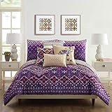 Vera Bradley Dream Tapestry Comforter Set, Full Queen, Purple