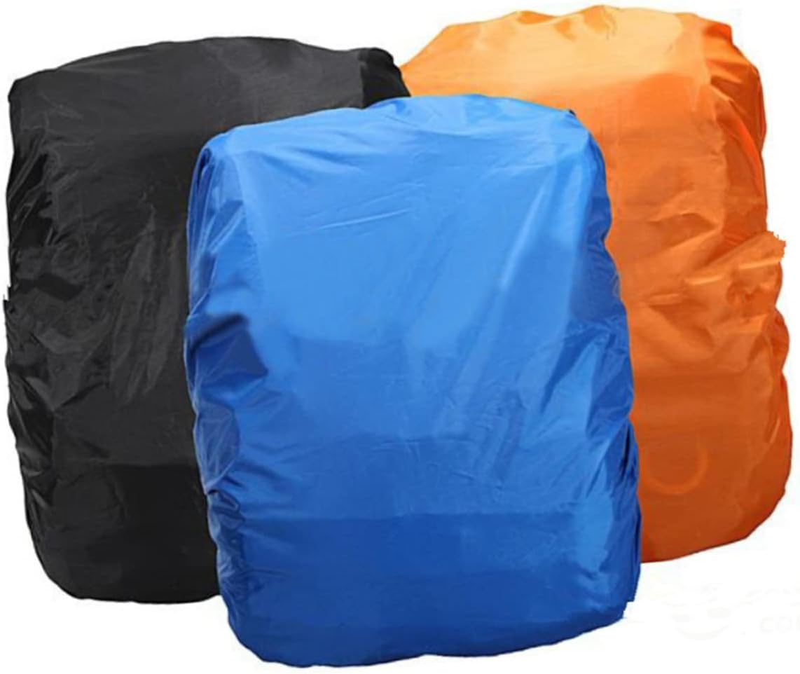 Garneck Rain Cover Back Camping Proof Bag Luggage Hiking Rain Gear Rucksack Orange