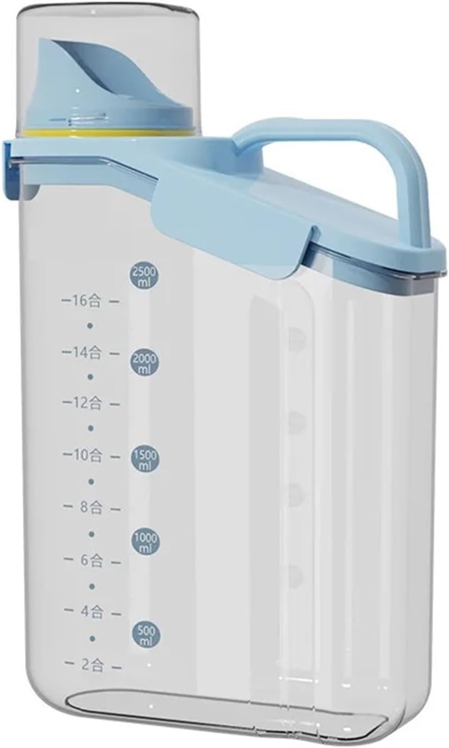 Airtight Storage Containers Cereal Dispenser Container Box Rice Grain Kitchen Organizer(Green,2800ML)