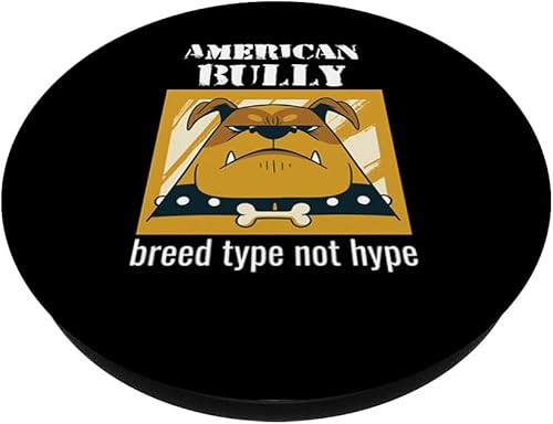 Miniatura 2 de American Bully Breed Type Not Hype American Bully PopSockets PopGrip intercambiable PopGrip
