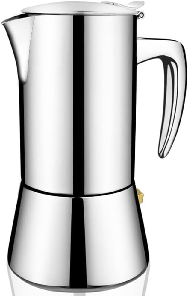 The 304 Stainless Steel Mocha Pot Suitable Induction Cooker Powder Sheet 200 Ml Portable Coffee