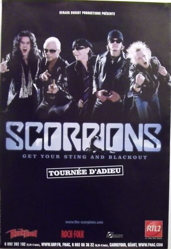 Générique Scorpions - 40X60 Cm Affiche/Poster