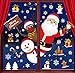 heekpek Weihnachtsdeko Schaufensterdekoration Weihnachtssticker Wandaufkleber Fenster Aufkleber Engel Bälle Weihnachten Xmas Vinyl Fensterbilder Aufkleber Dekoration Fensteraufkleber Schneeflocken