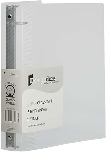 Miniatura 1 de JAM Paper Designders - Carpeta de 3 anillas de plástico 15 pulgadas