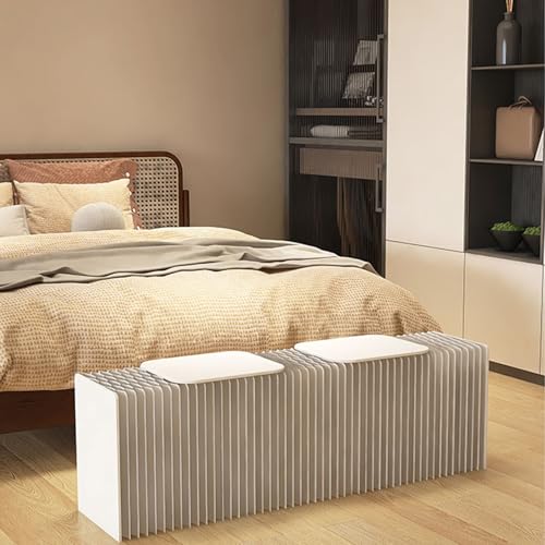 Tabouret pliant en papier extensible et banc télescopique design - 3
