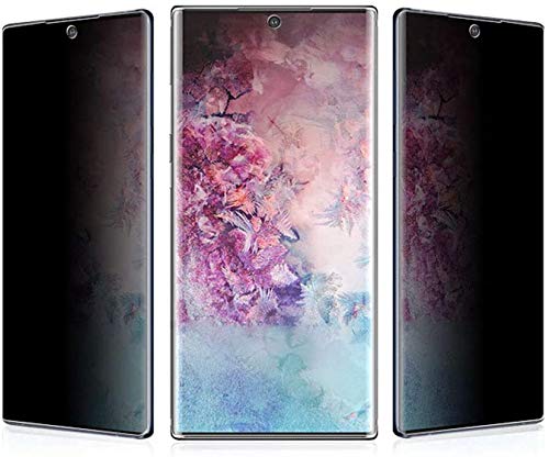 for Samsung Galaxy Note 10 Plus Privacy Screen Protector - [2PCS] for Note 10 plus 5G SM-N975U N975 SM-N975U1 SM-N971U Full Screen Full Coer Soft Film (Not Glass) Anti Scratch Privacy Protector