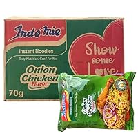Indomie Chicken Onion Instant Noodles, 70 g, Pack of 40