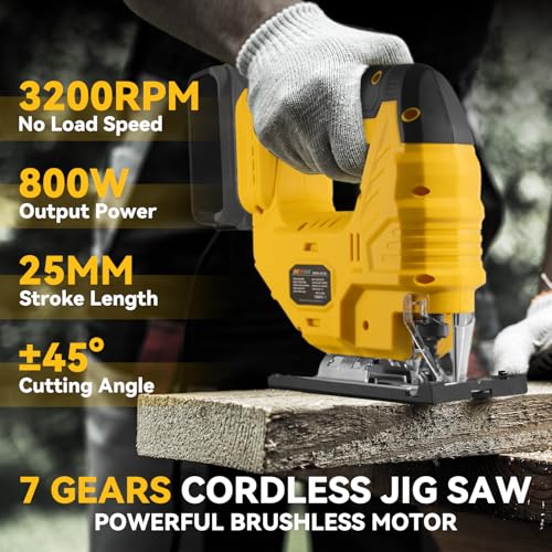 Cordless Jig Saw for DeWalt Battery