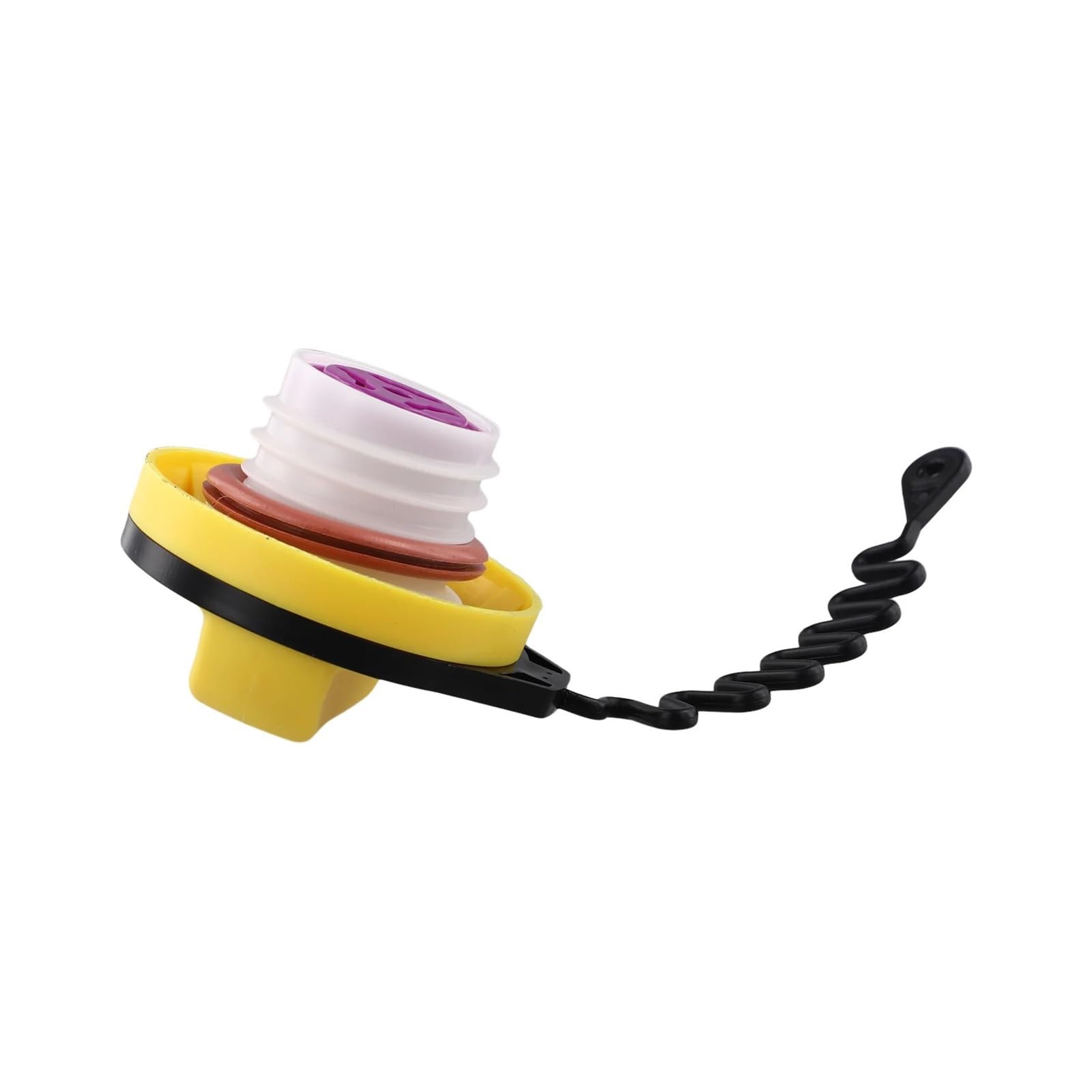 Tapa de combustible LR034129 en ABS amarillo para Land Rover Freelander 2 6