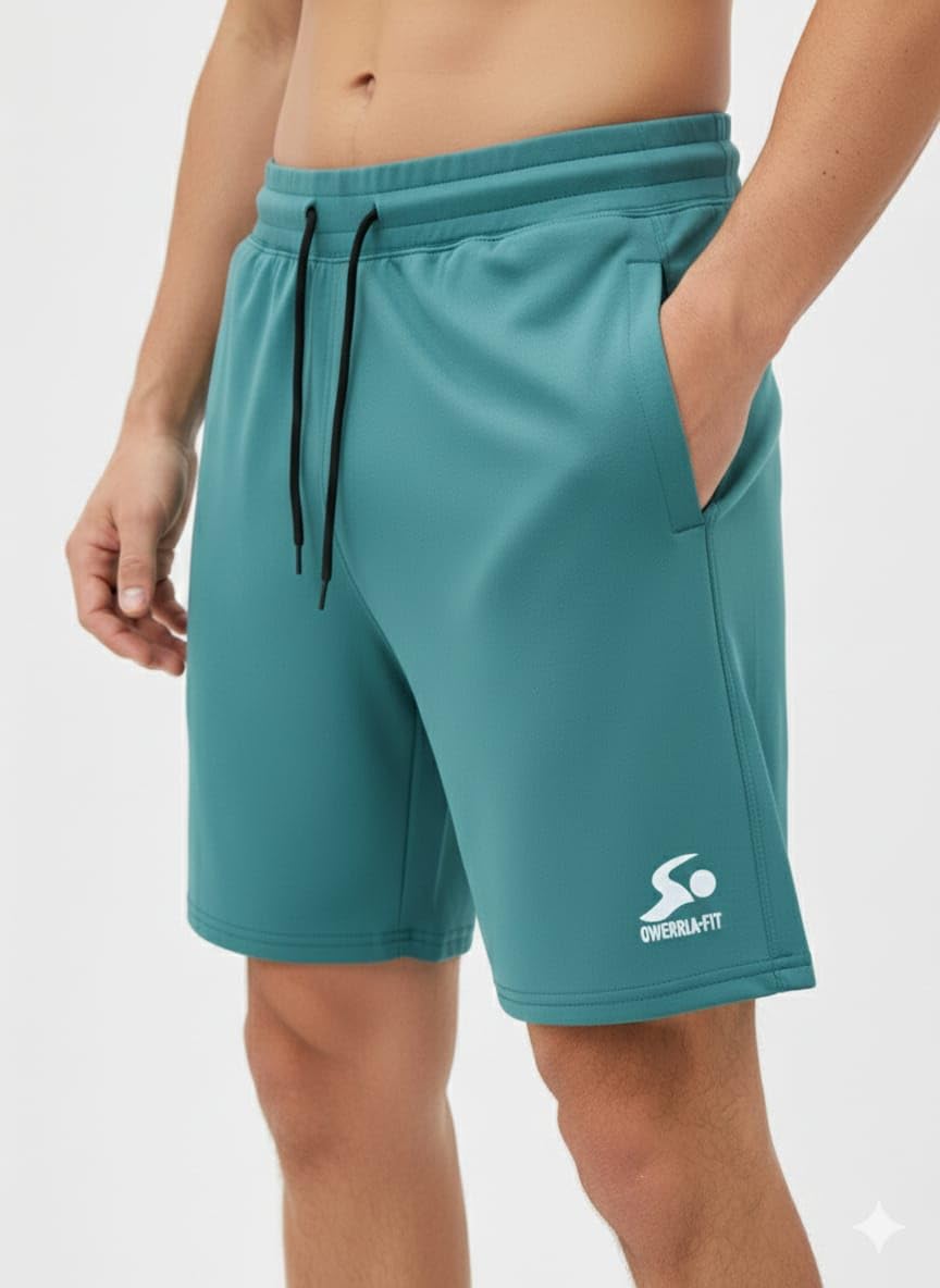 Imported forway Lycra Shorts for Men Both Side Zip Pocket-image-5