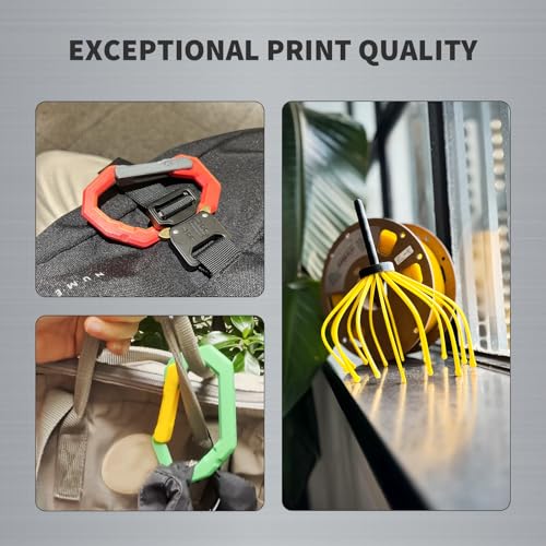 Image of OVERTURE Super PLA+ Filament 1.75mm, Toughness Enhanced PLA Plus, Professional Toughness 3D Printer Filament 1kg (2.2lbs), High Precision + /- 0.02mm Light Grey